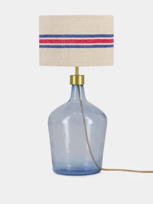 Blue Glass Lamp Base