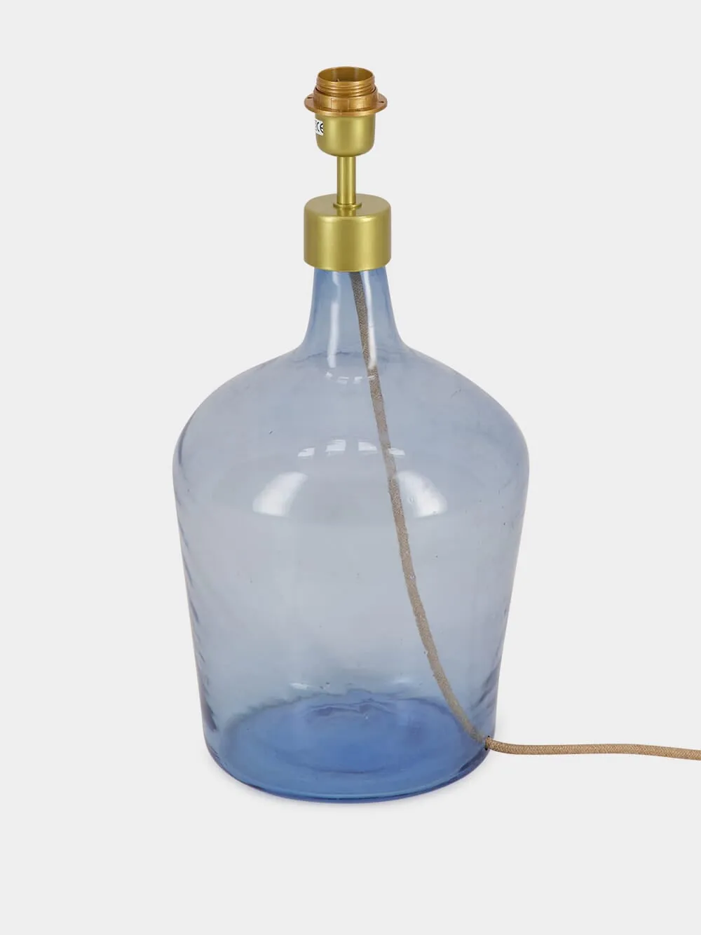 Blue Glass Lamp Base