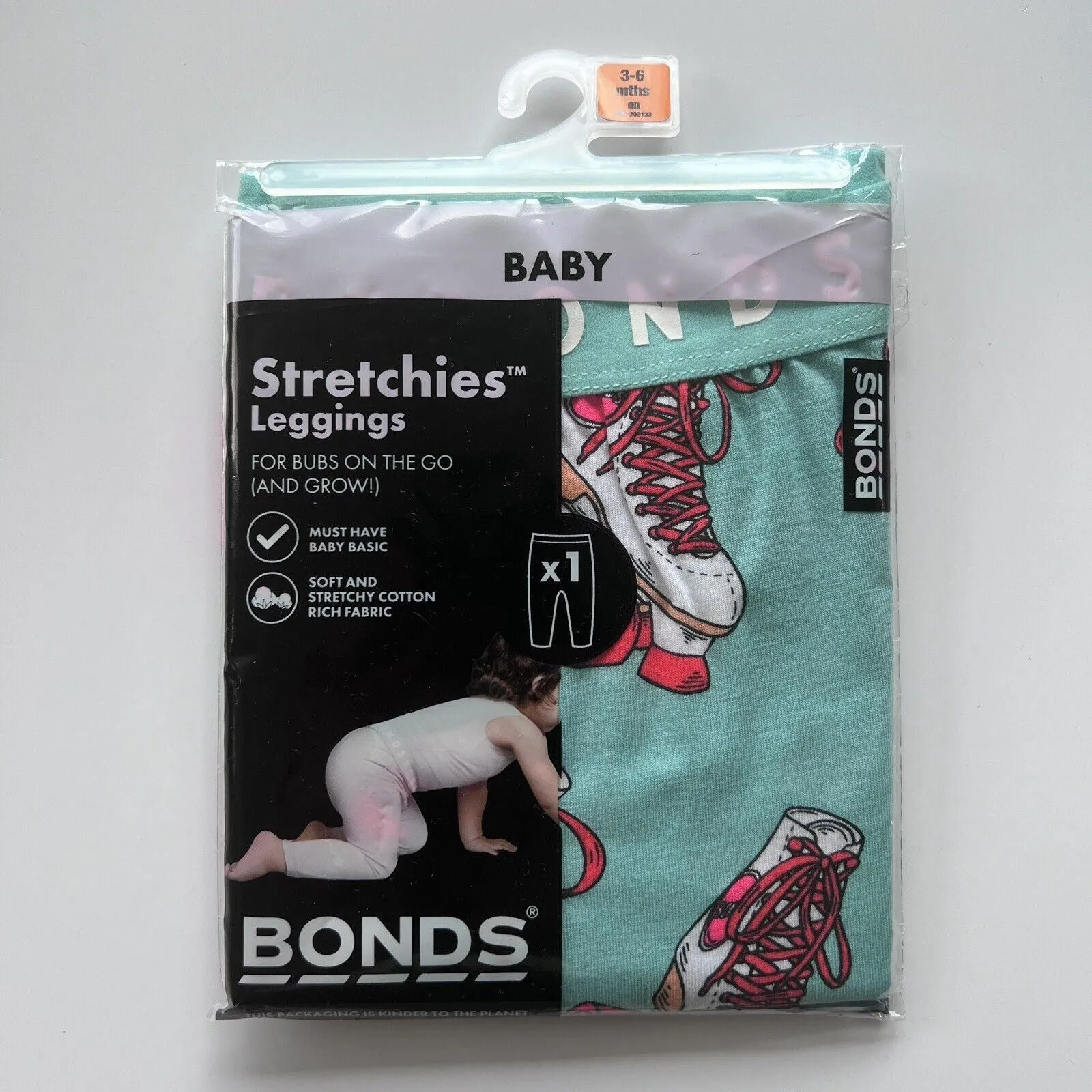 Bonds Baby Stetchies Leggings Size 3-6 Months (New)