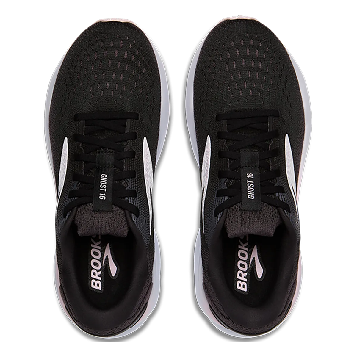 Brooks Ghost 16 - Black - White - Orchid Ice