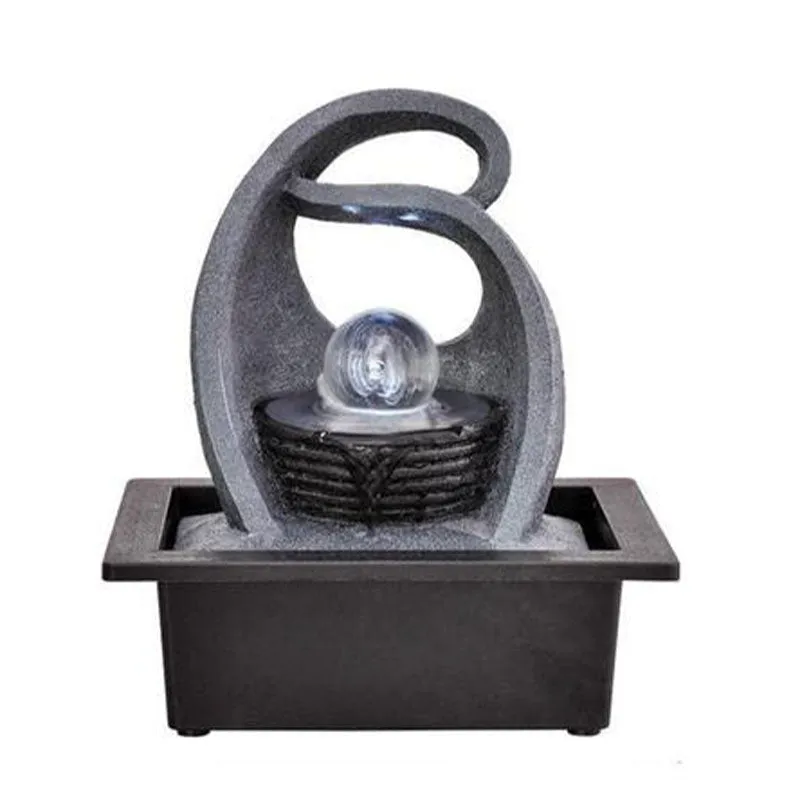Buddha and the Indoor Decorative Ball Fountain