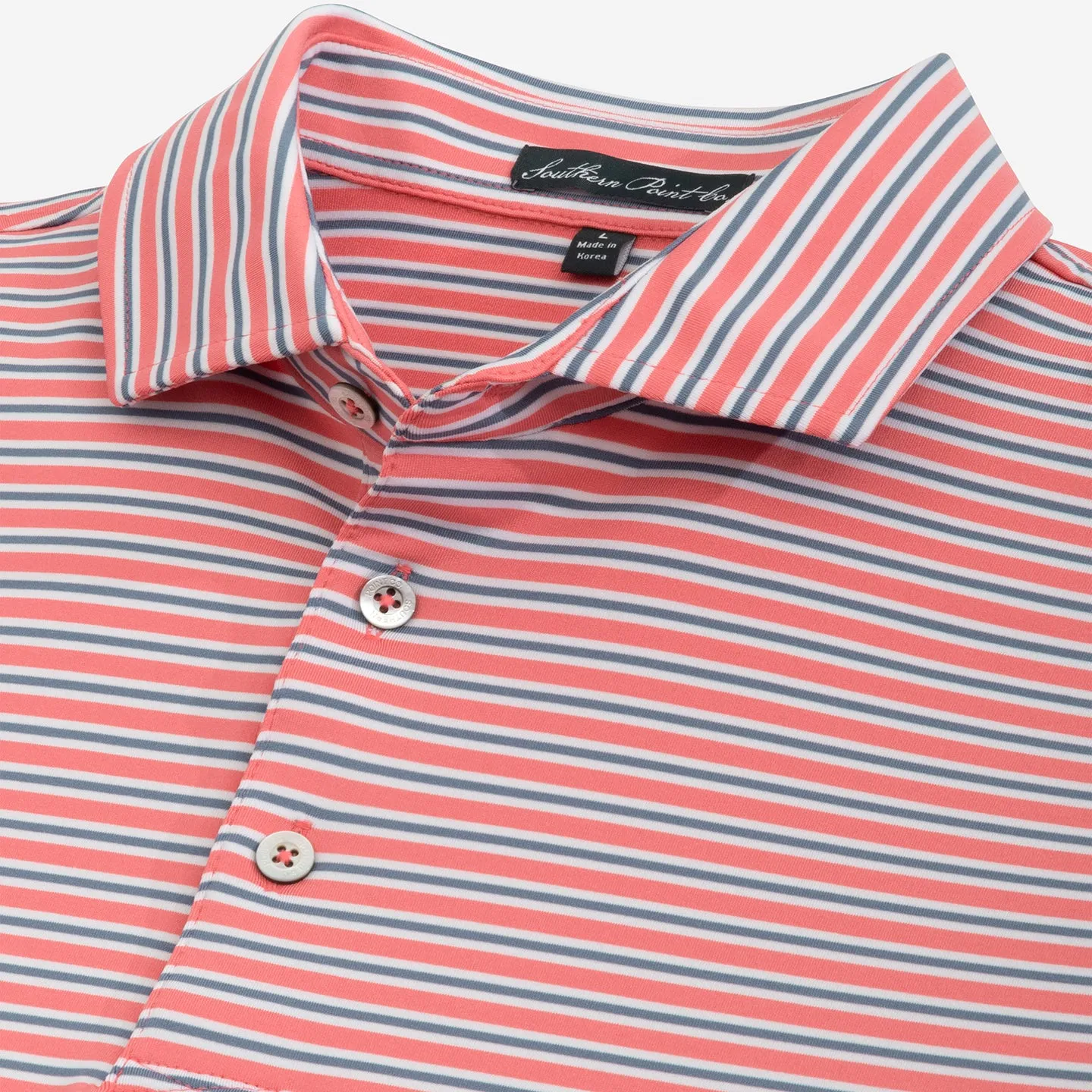 Caddie Stripe Polo FINAL SALE