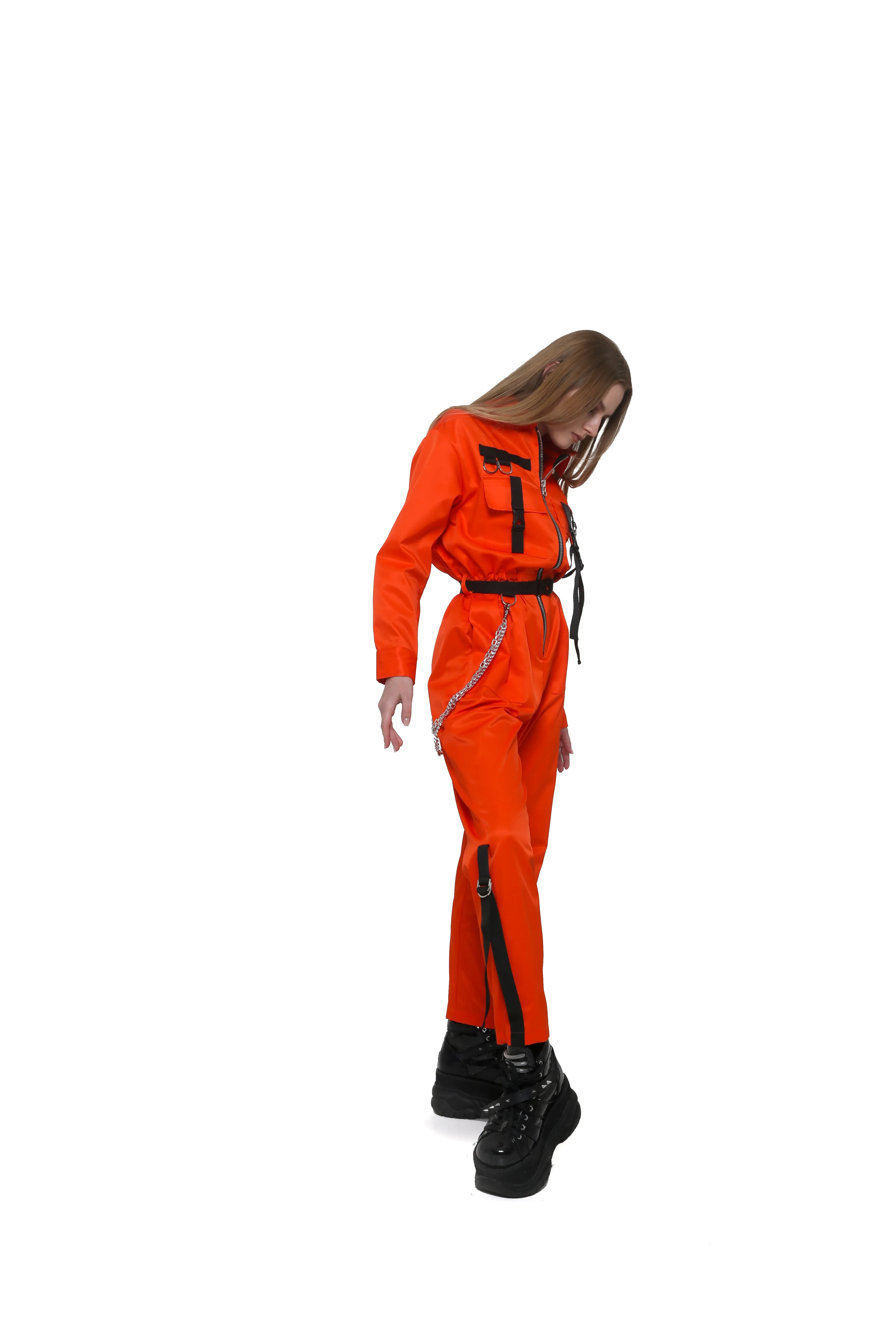 Cargo overalls [Orange]