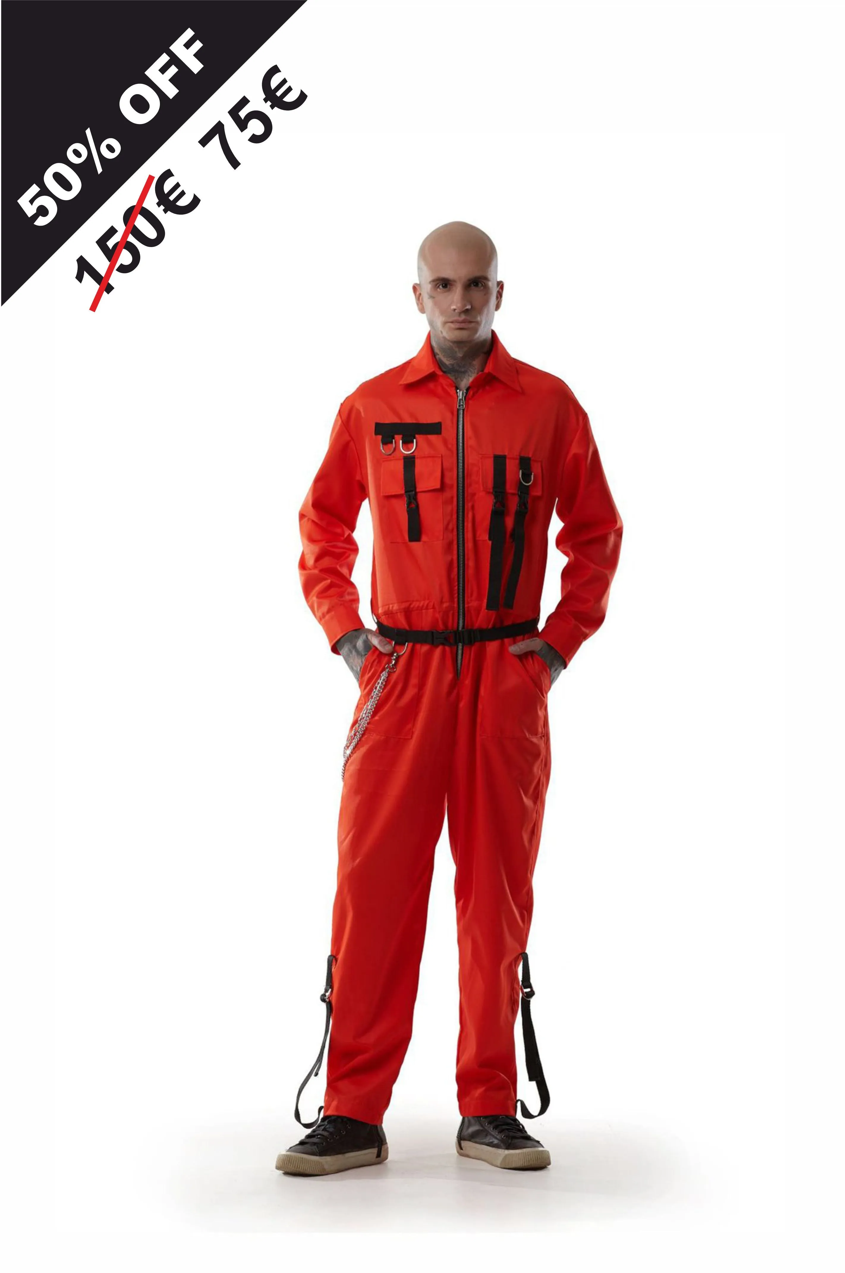 Cargo overalls [Orange]