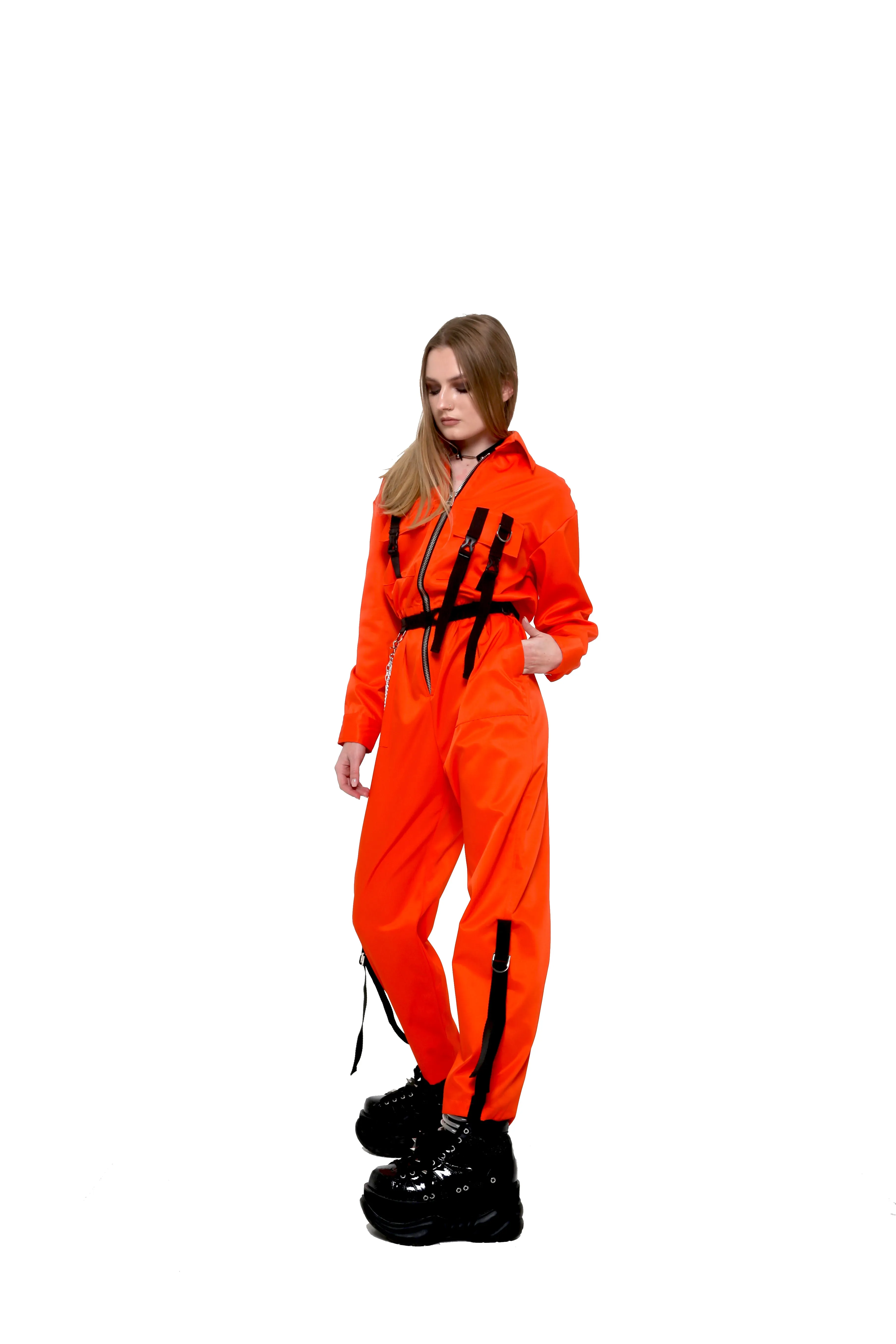 Cargo overalls [Orange]