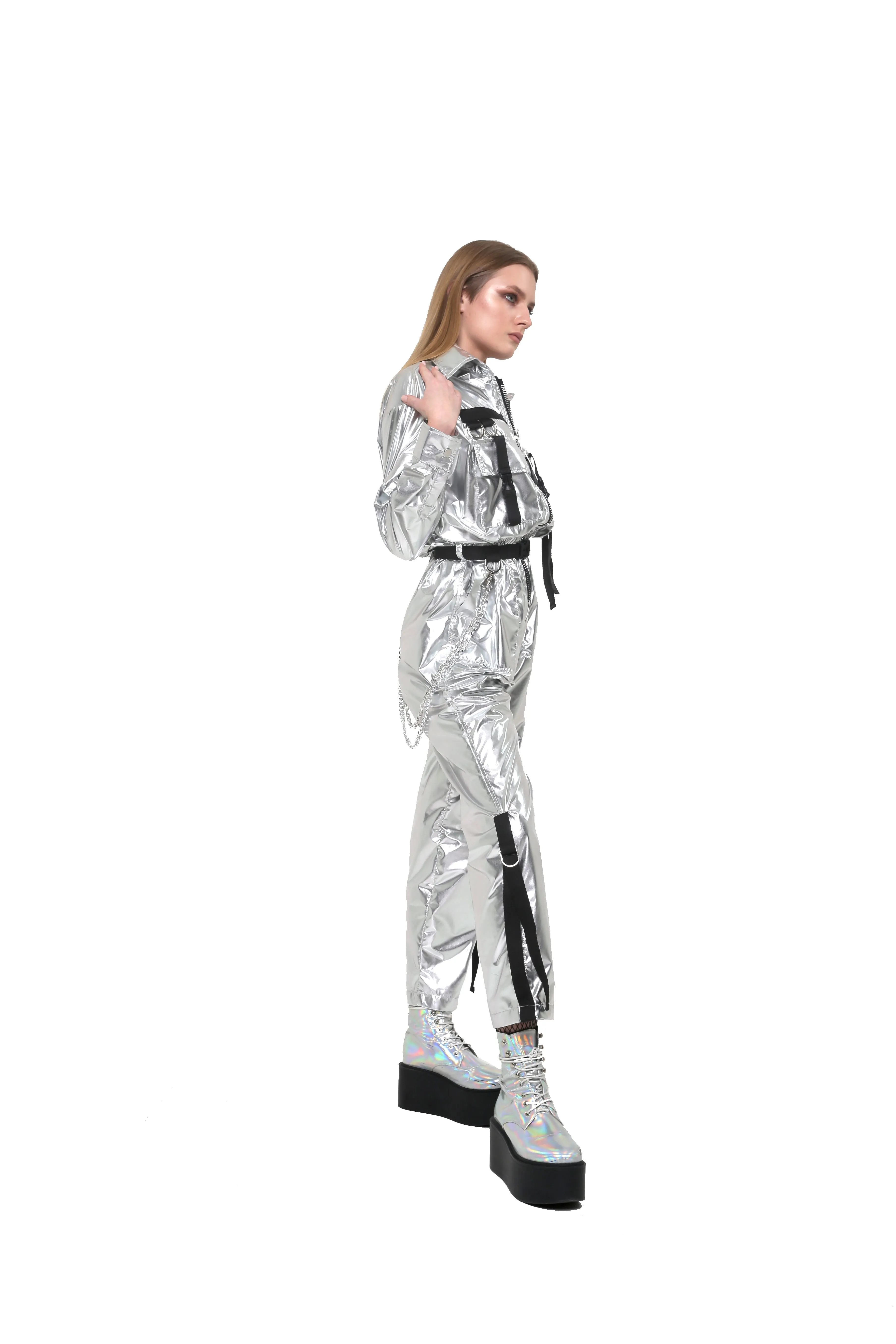 Cargo overalls [Silver]
