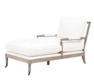 Catalina Upholstered Spindle Chaise Lounge