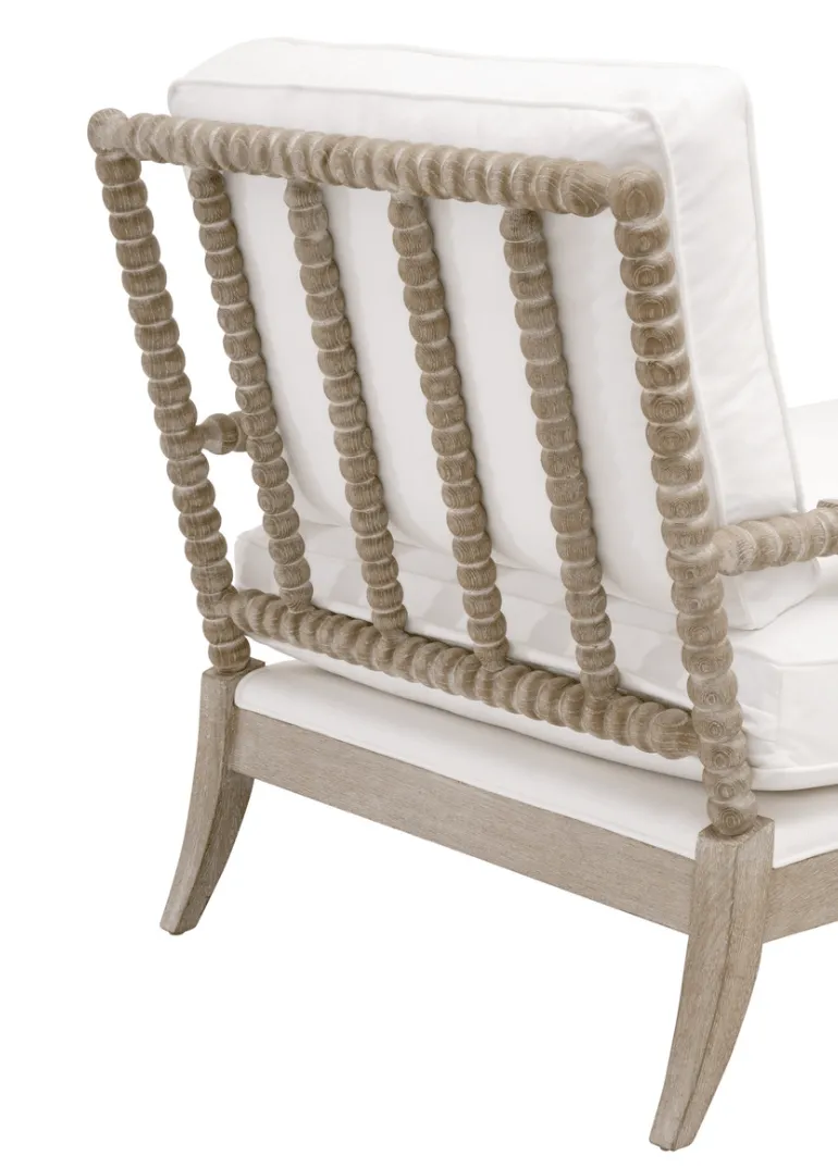 Catalina Upholstered Spindle Chaise Lounge