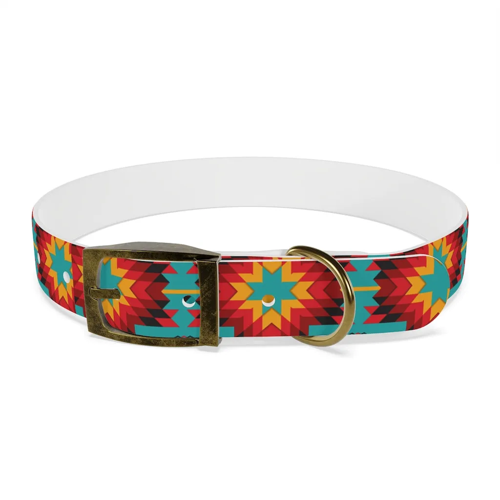 Cheetah Serape Dog Collar