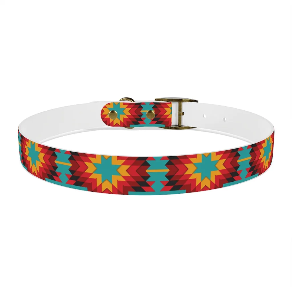 Cheetah Serape Dog Collar