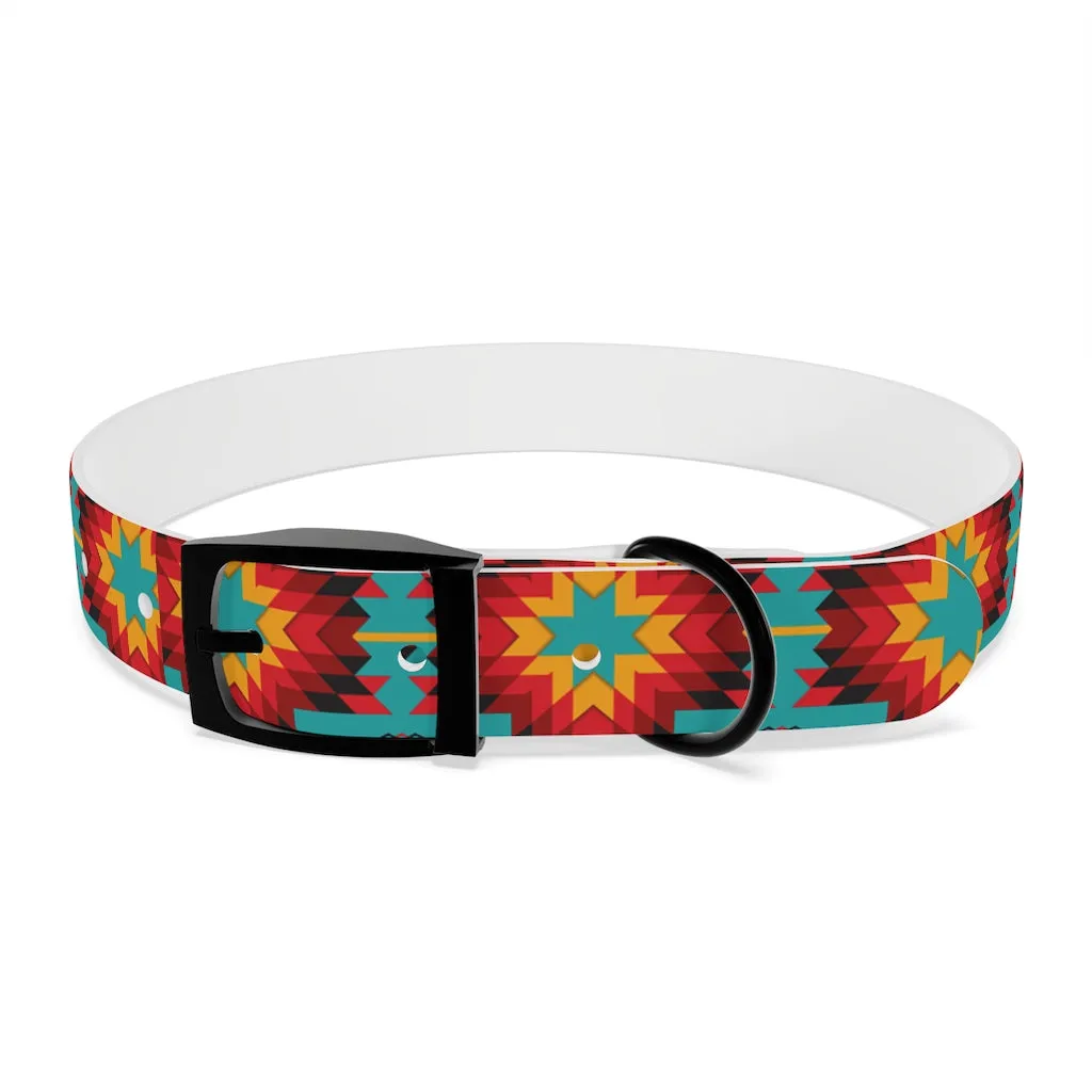 Cheetah Serape Dog Collar