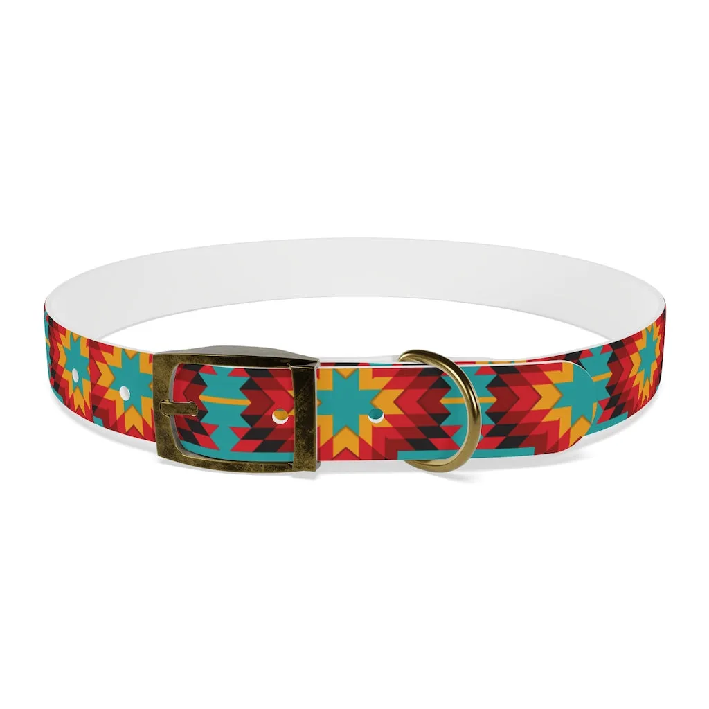 Cheetah Serape Dog Collar