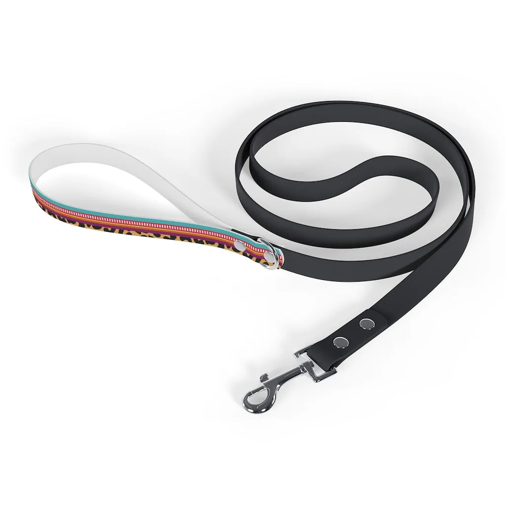 Cheetah Serape Dog Leash