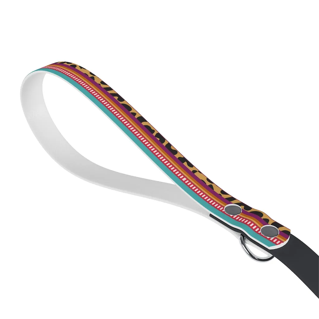 Cheetah Serape Dog Leash