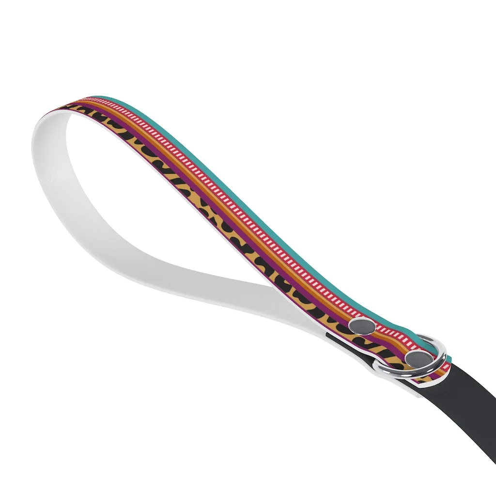 Cheetah Serape Dog Leash