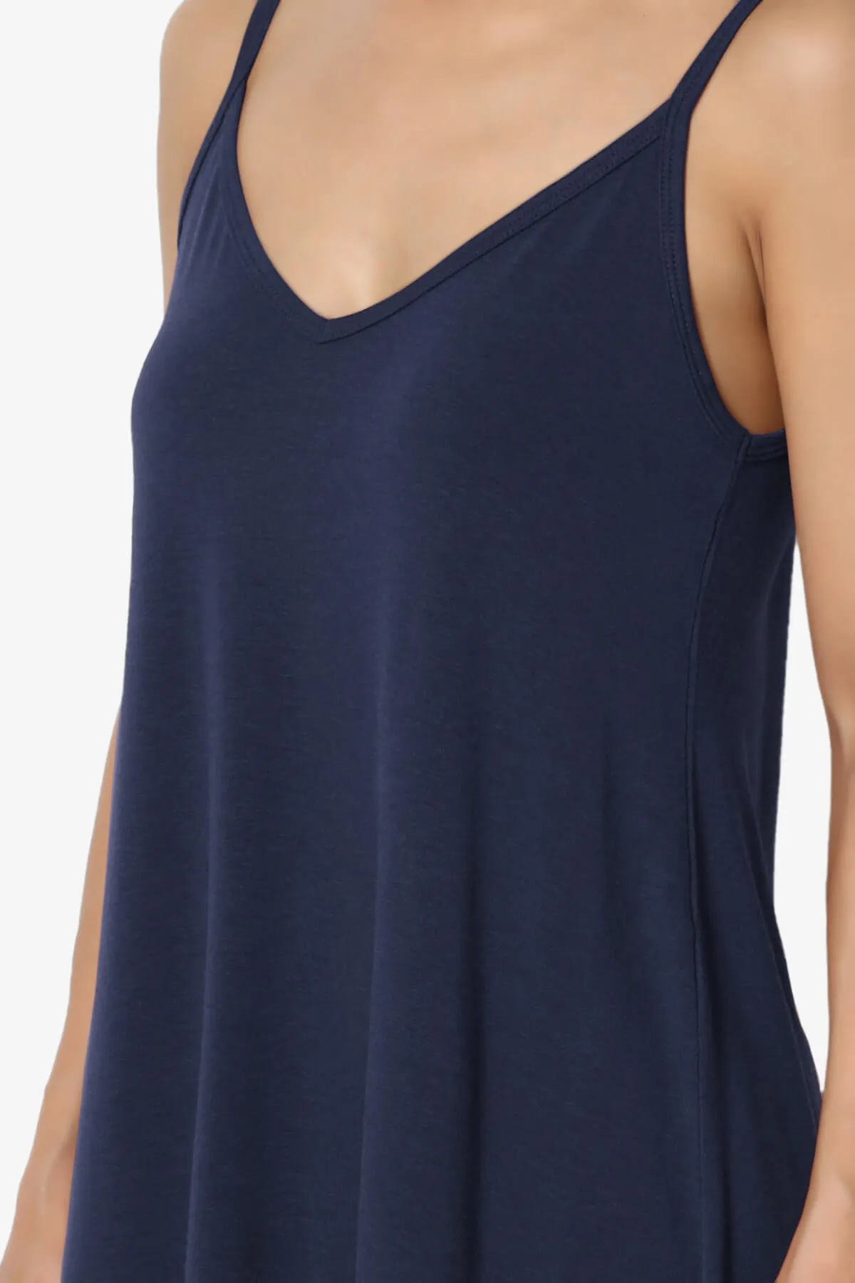 Chelsea Scoop & V Neck Flared Camisole Top MORE COLORS