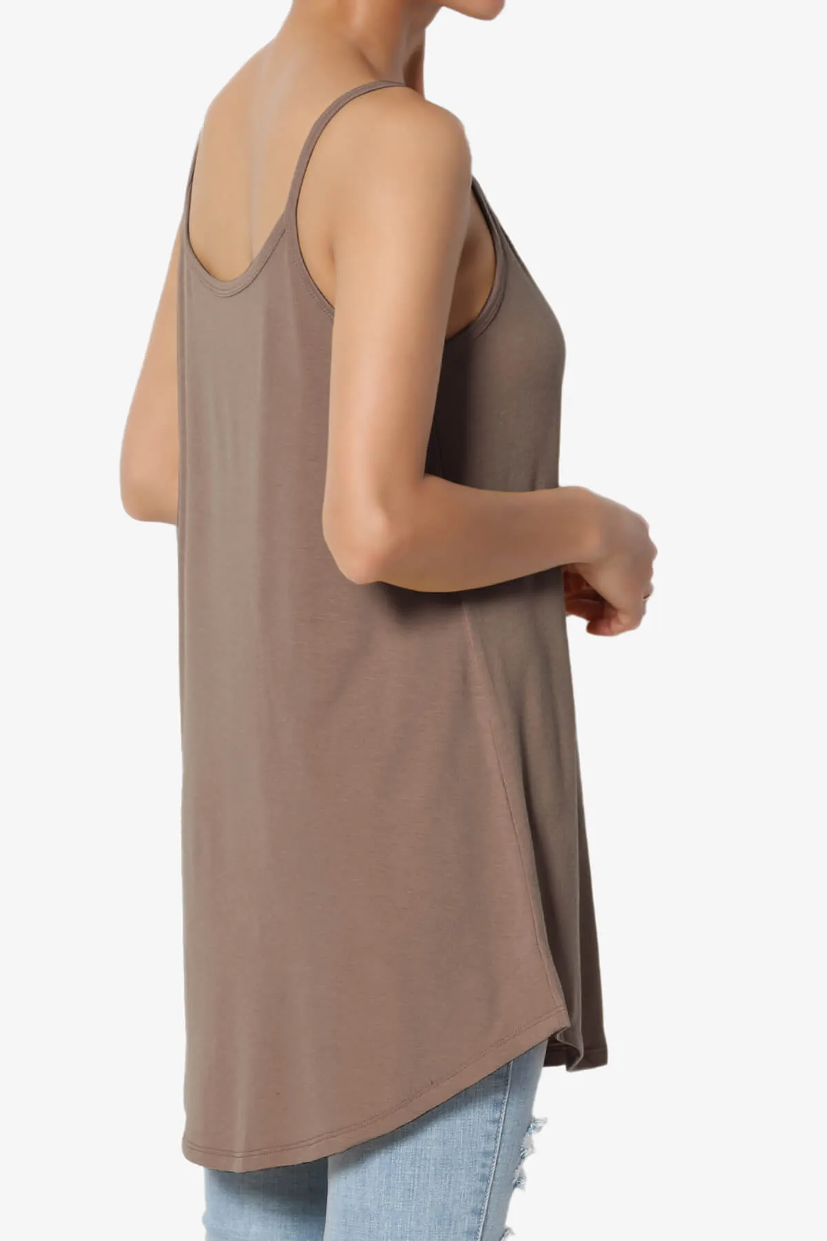 Chelsea Scoop & V Neck Flared Camisole Top MORE COLORS