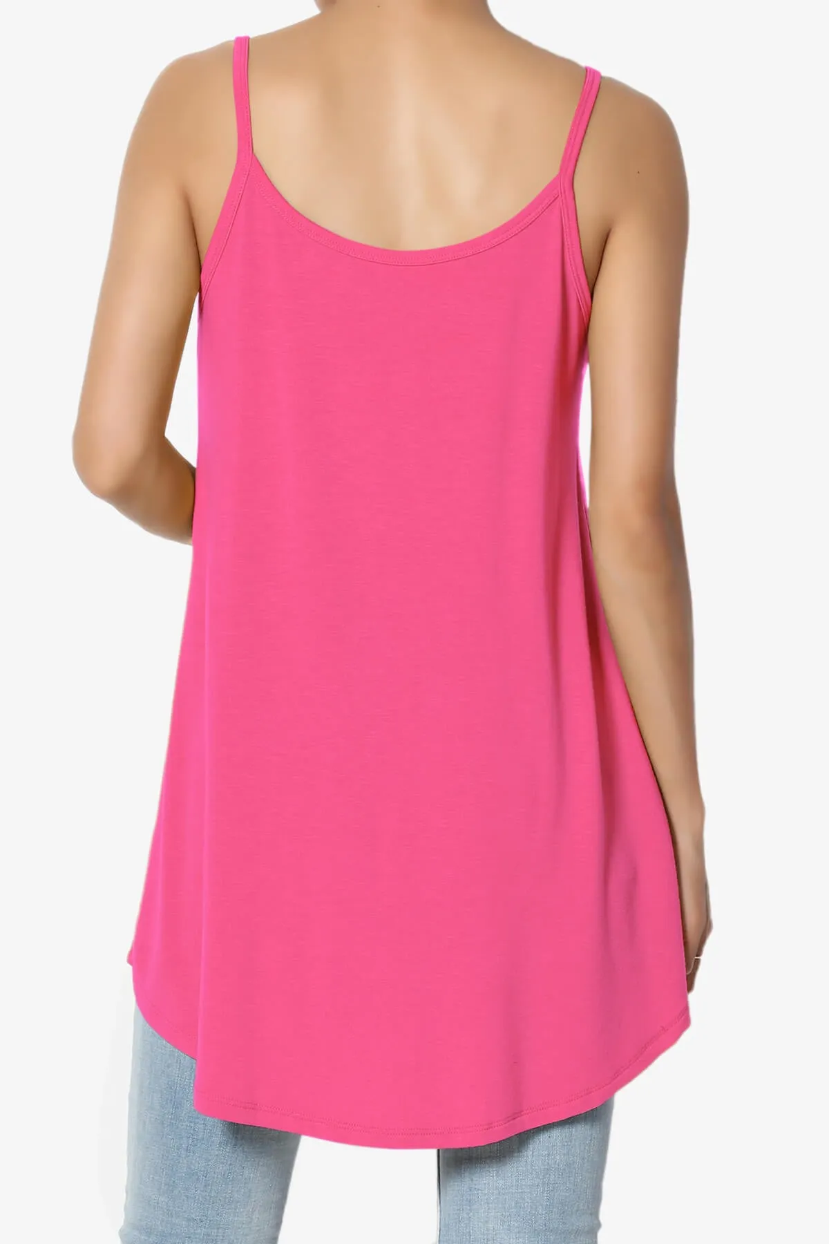 Chelsea Scoop & V Neck Flared Camisole Top MORE COLORS