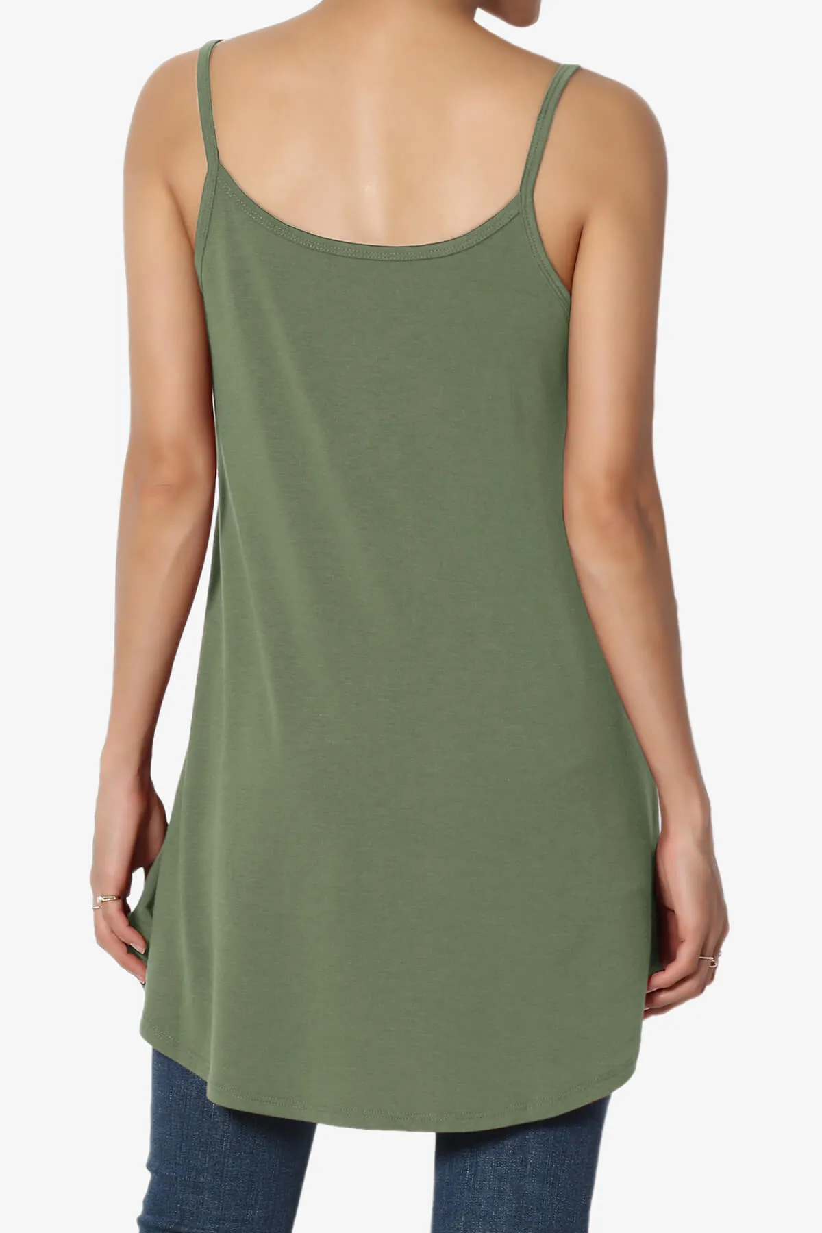 Chelsea Scoop & V Neck Flared Camisole Top PLUS