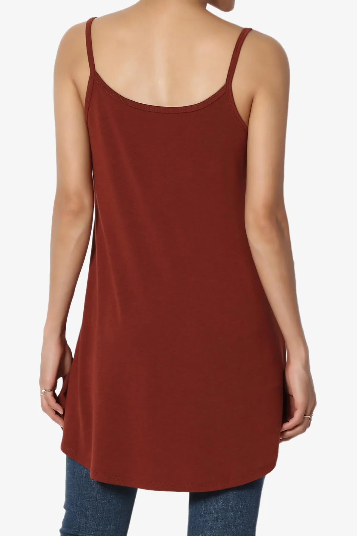 Chelsea Scoop & V Neck Flared Camisole Top PLUS