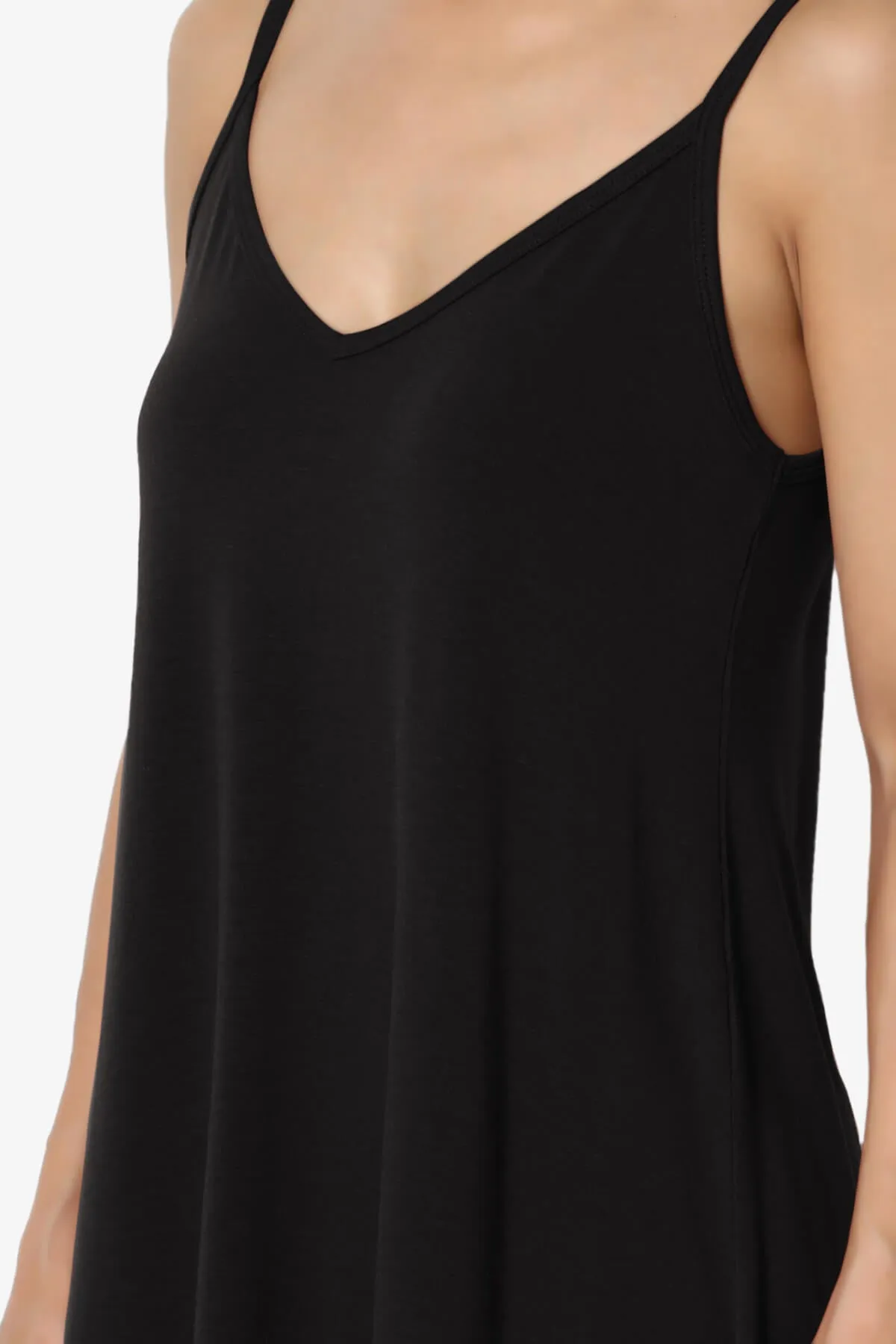 Chelsea Scoop & V Neck Flared Camisole Top PLUS