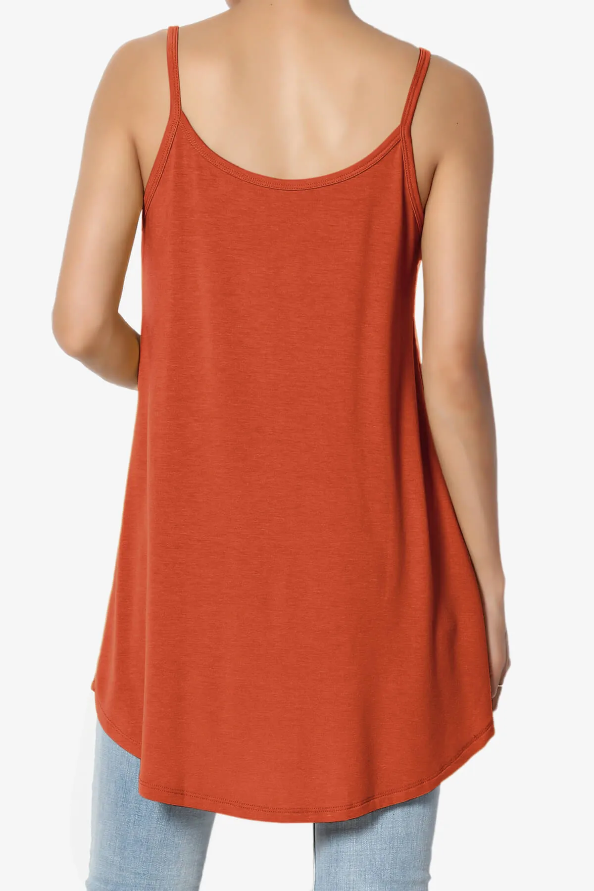 Chelsea Scoop & V Neck Flared Camisole Top PLUS