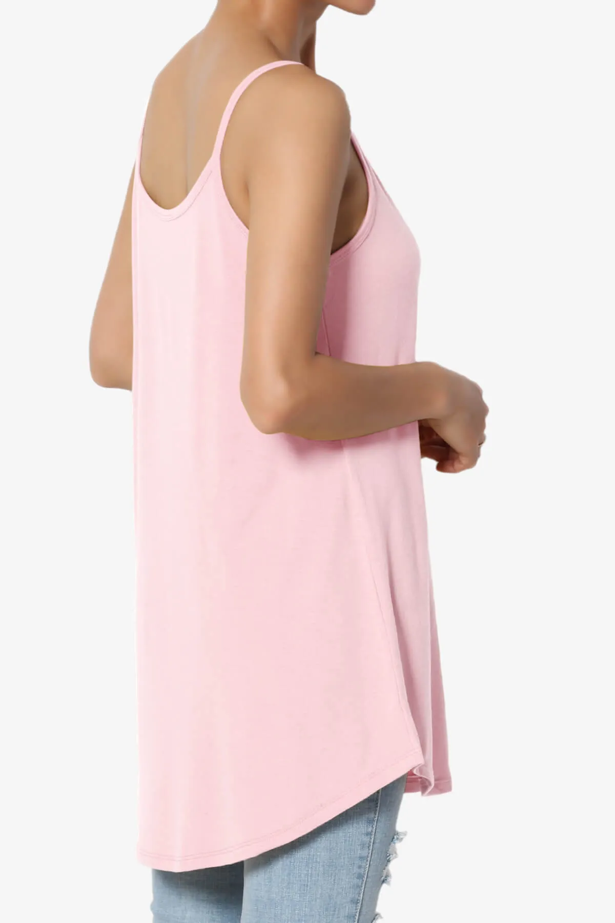 Chelsea Scoop & V Neck Flared Camisole Top PLUS