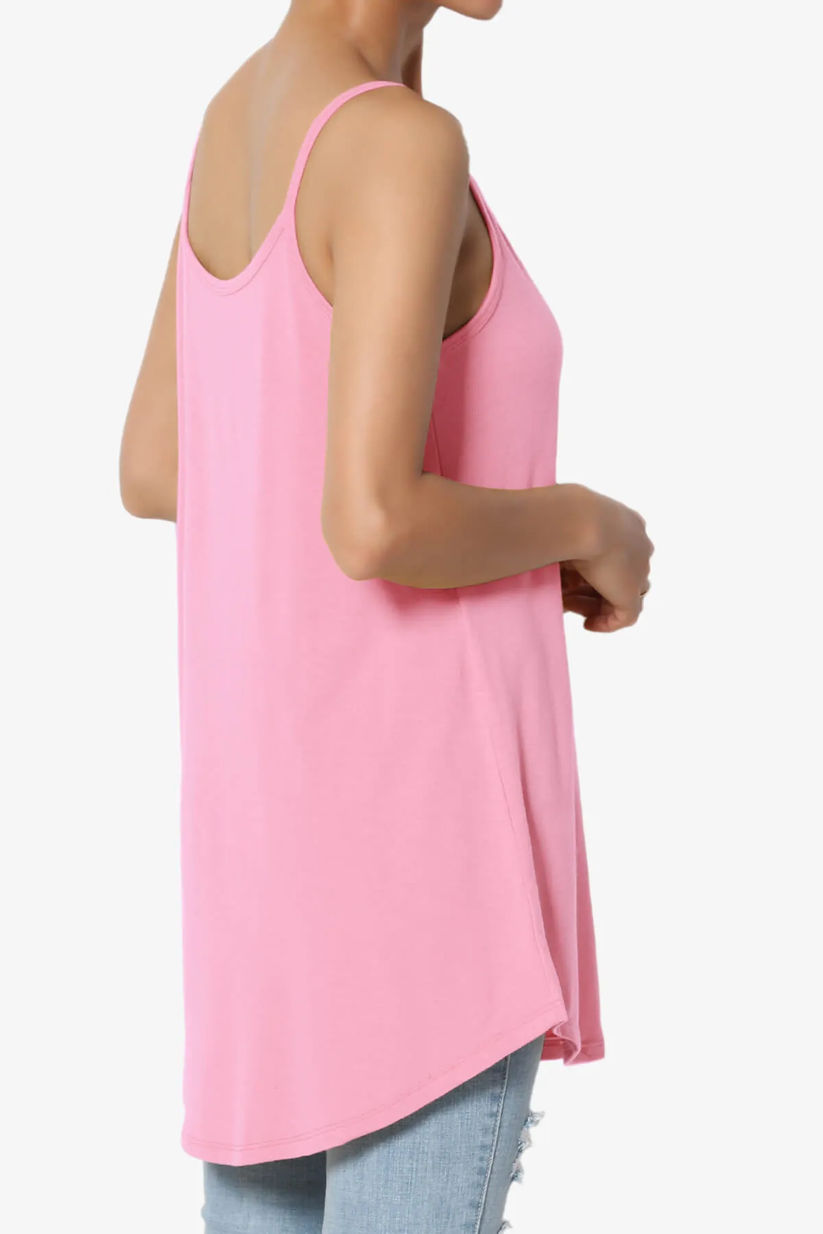 Chelsea Scoop & V Neck Flared Camisole Top PLUS