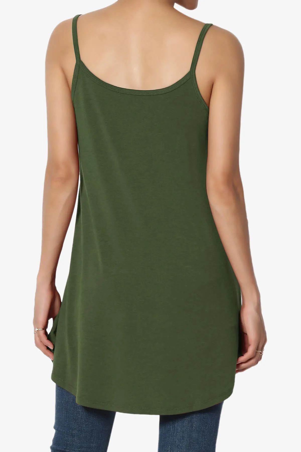 Chelsea Scoop & V Neck Flared Camisole Top PLUS