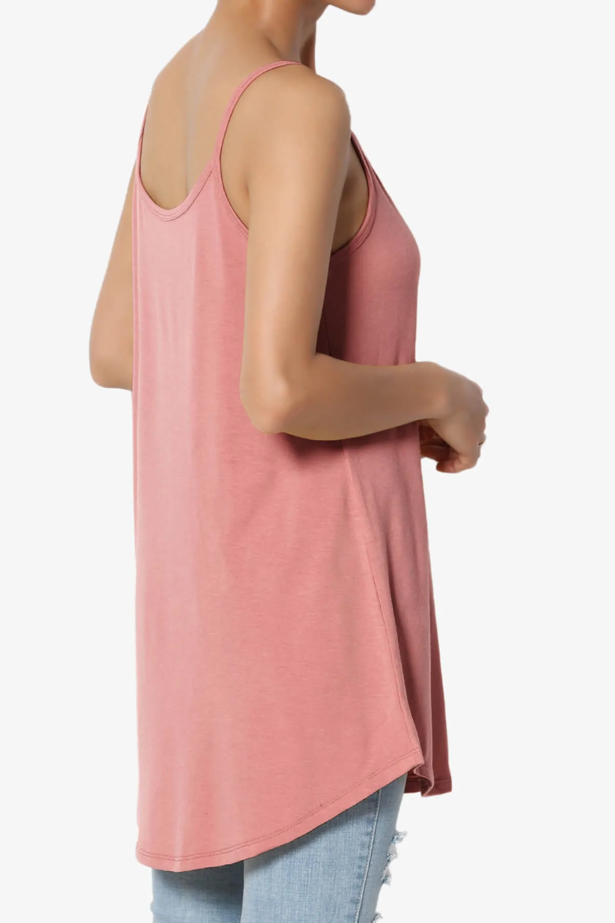 Chelsea Scoop & V Neck Flared Camisole Top PLUS
