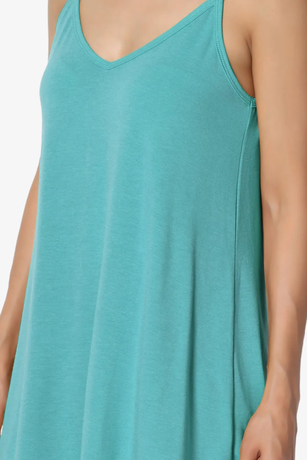 Chelsea Scoop & V Neck Flared Camisole Top PLUS