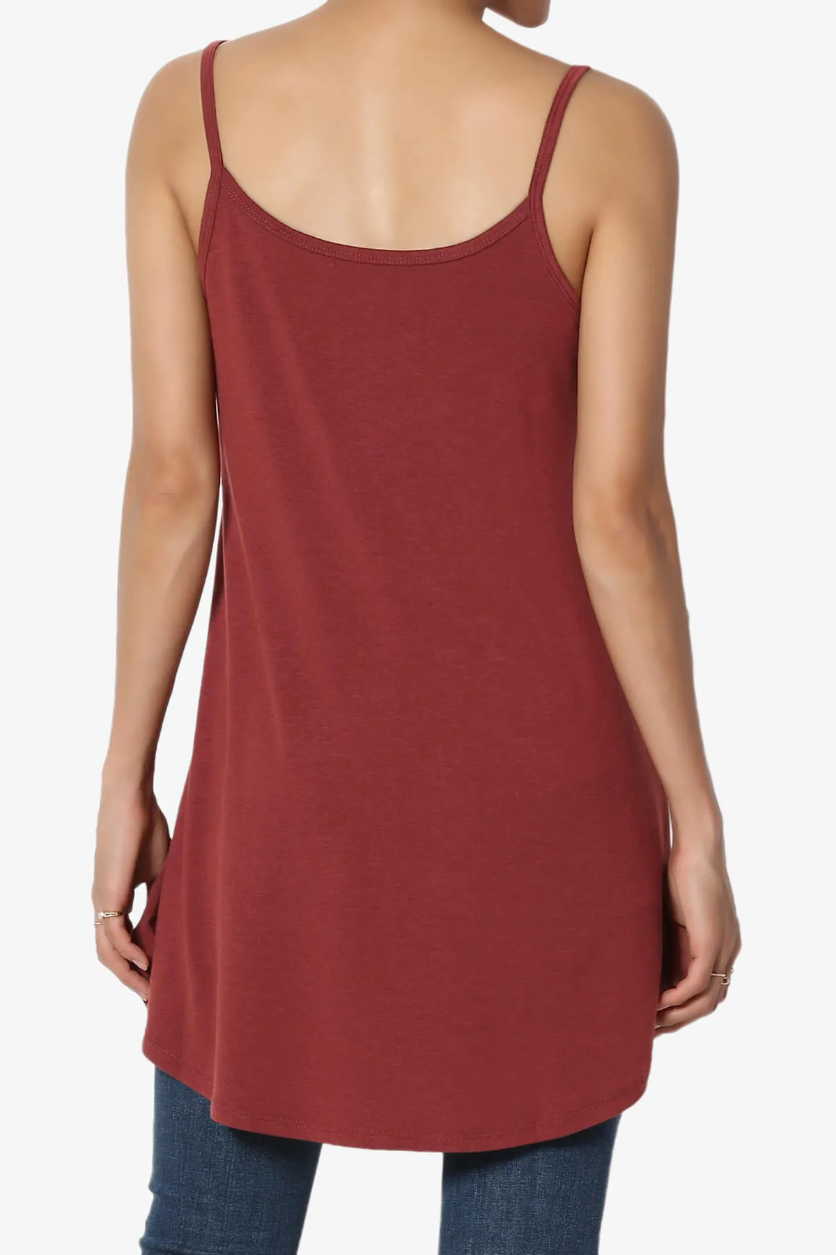 Chelsea Scoop & V Neck Flared Camisole Top PLUS