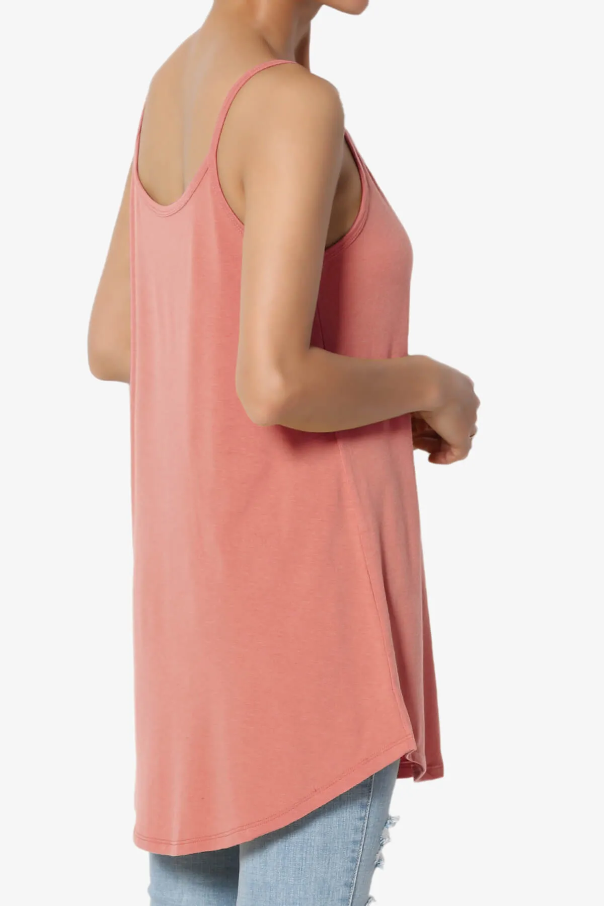 Chelsea Scoop & V Neck Flared Camisole Top PLUS