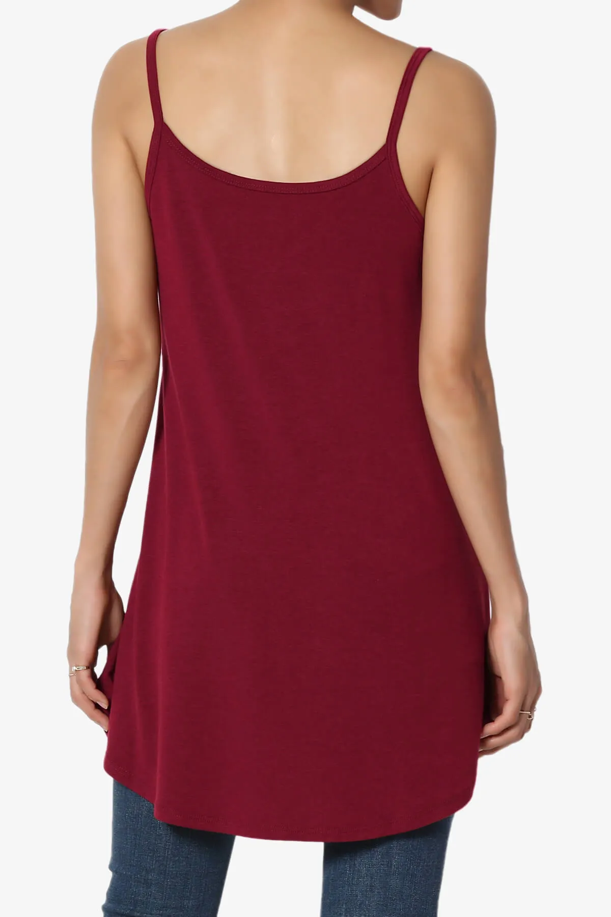 Chelsea Scoop & V Neck Flared Camisole Top PLUS
