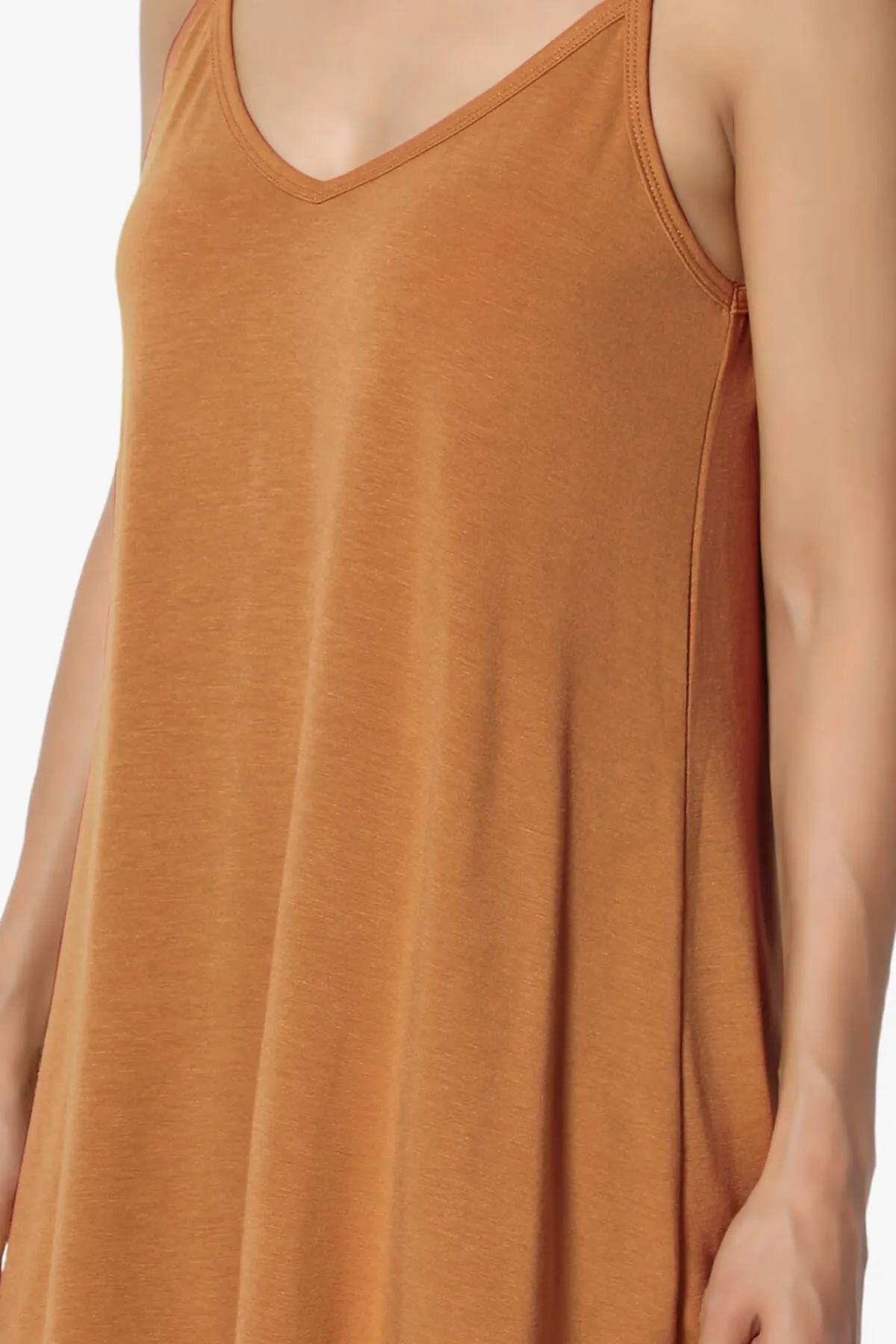 Chelsea Scoop & V Neck Flared Camisole Top PLUS