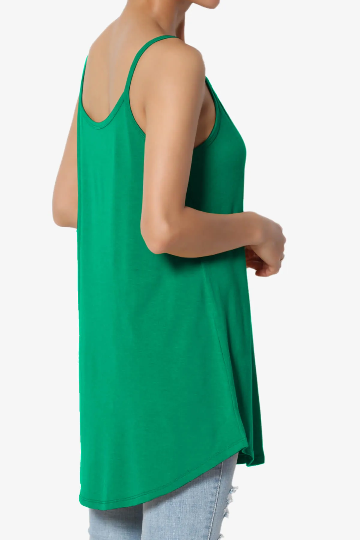 Chelsea Scoop & V Neck Flared Camisole Top PLUS