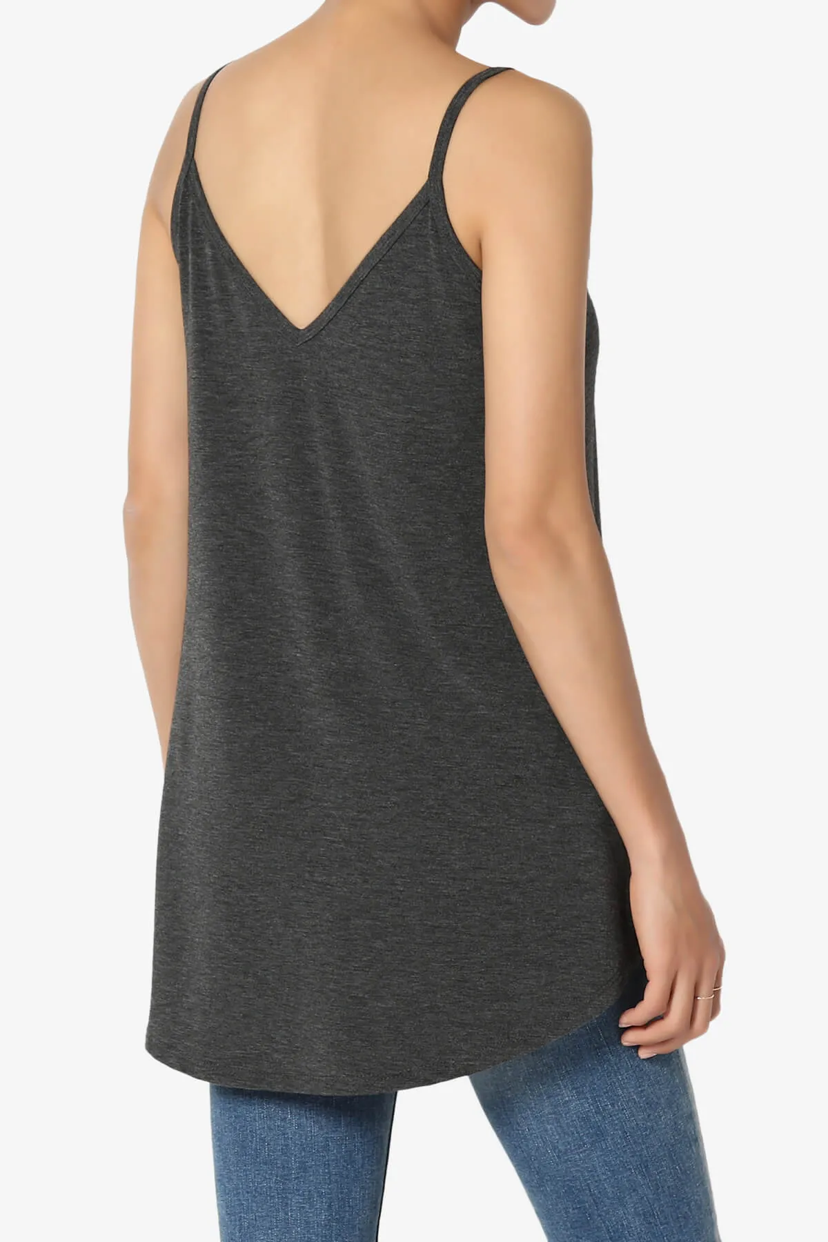 Chelsea Scoop & V Neck Flared Camisole Top PLUS