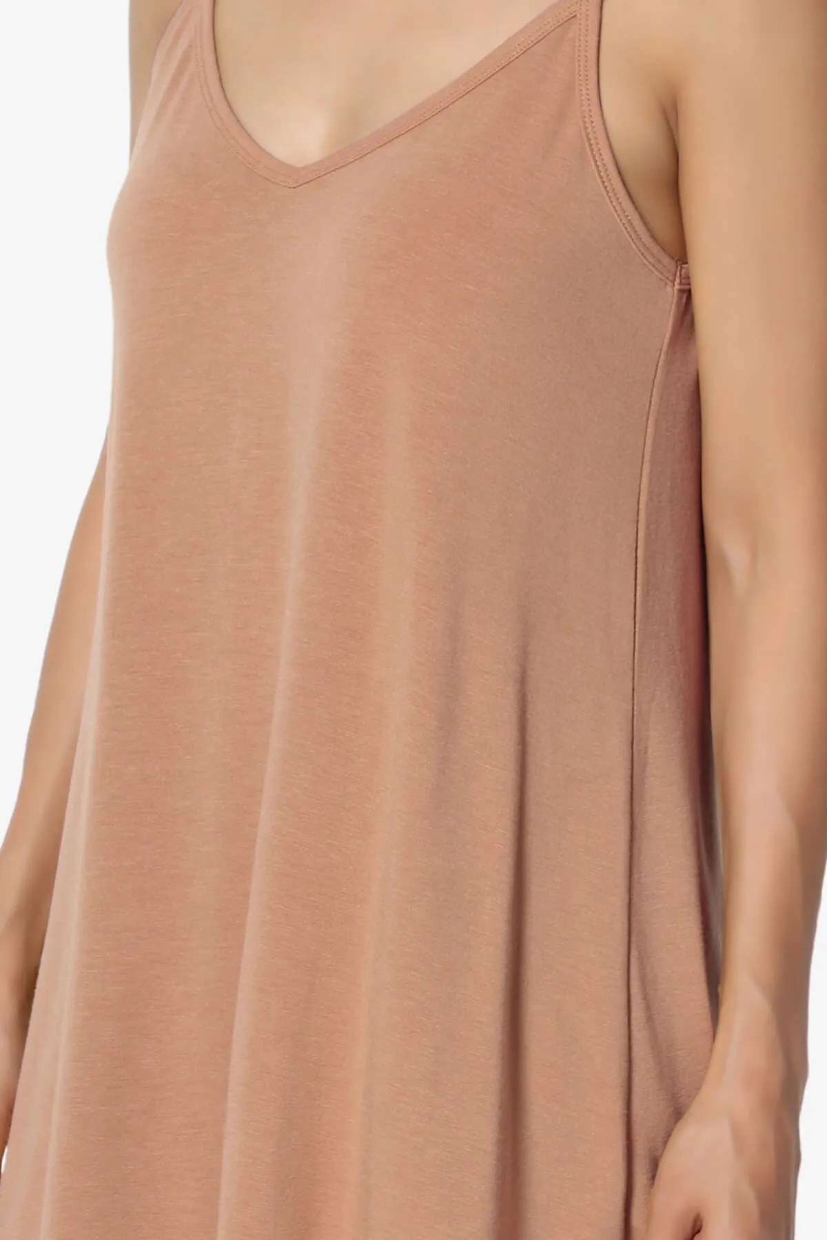 Chelsea Scoop & V Neck Flared Camisole Top PLUS