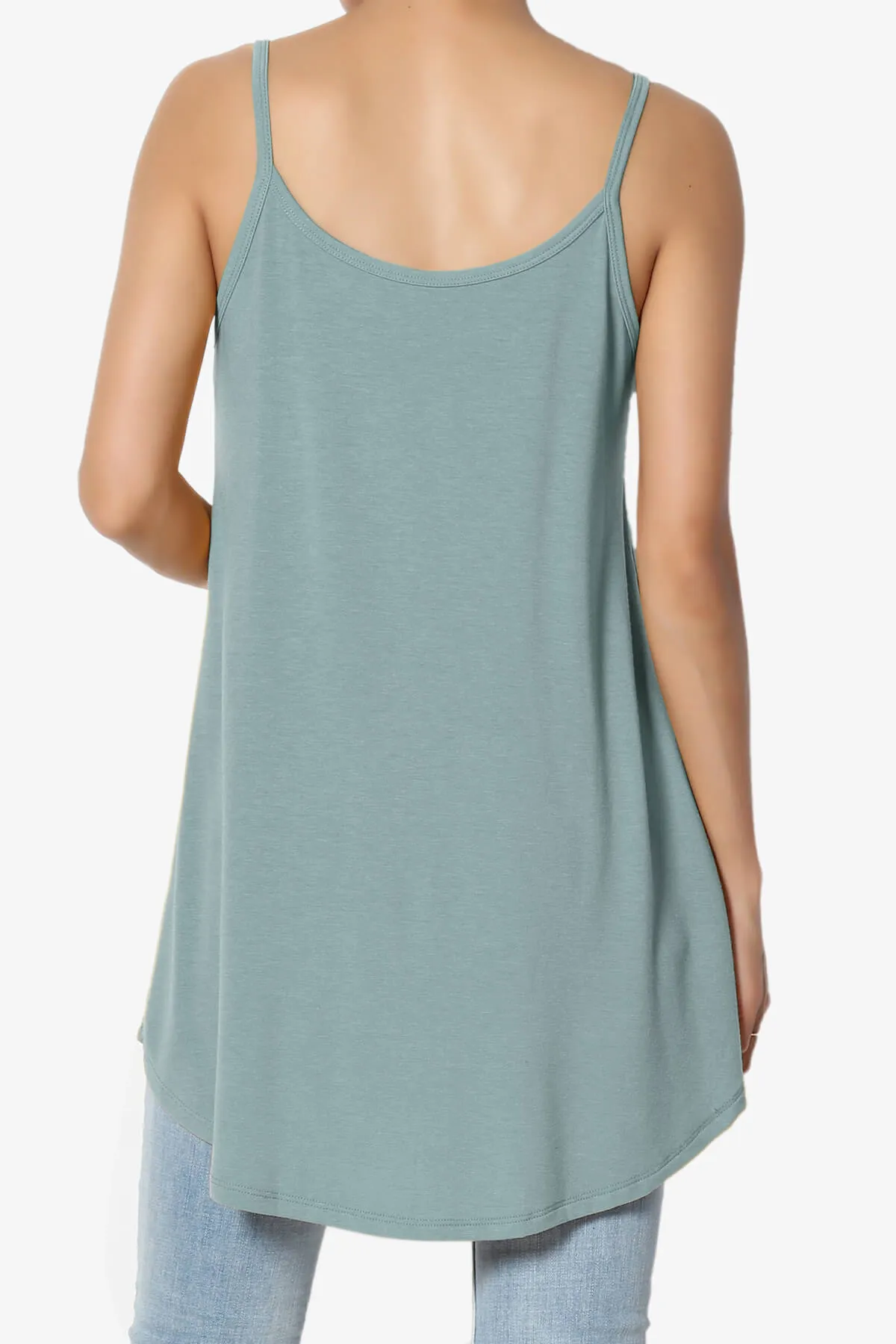 Chelsea Scoop & V Neck Flared Camisole Top PLUS