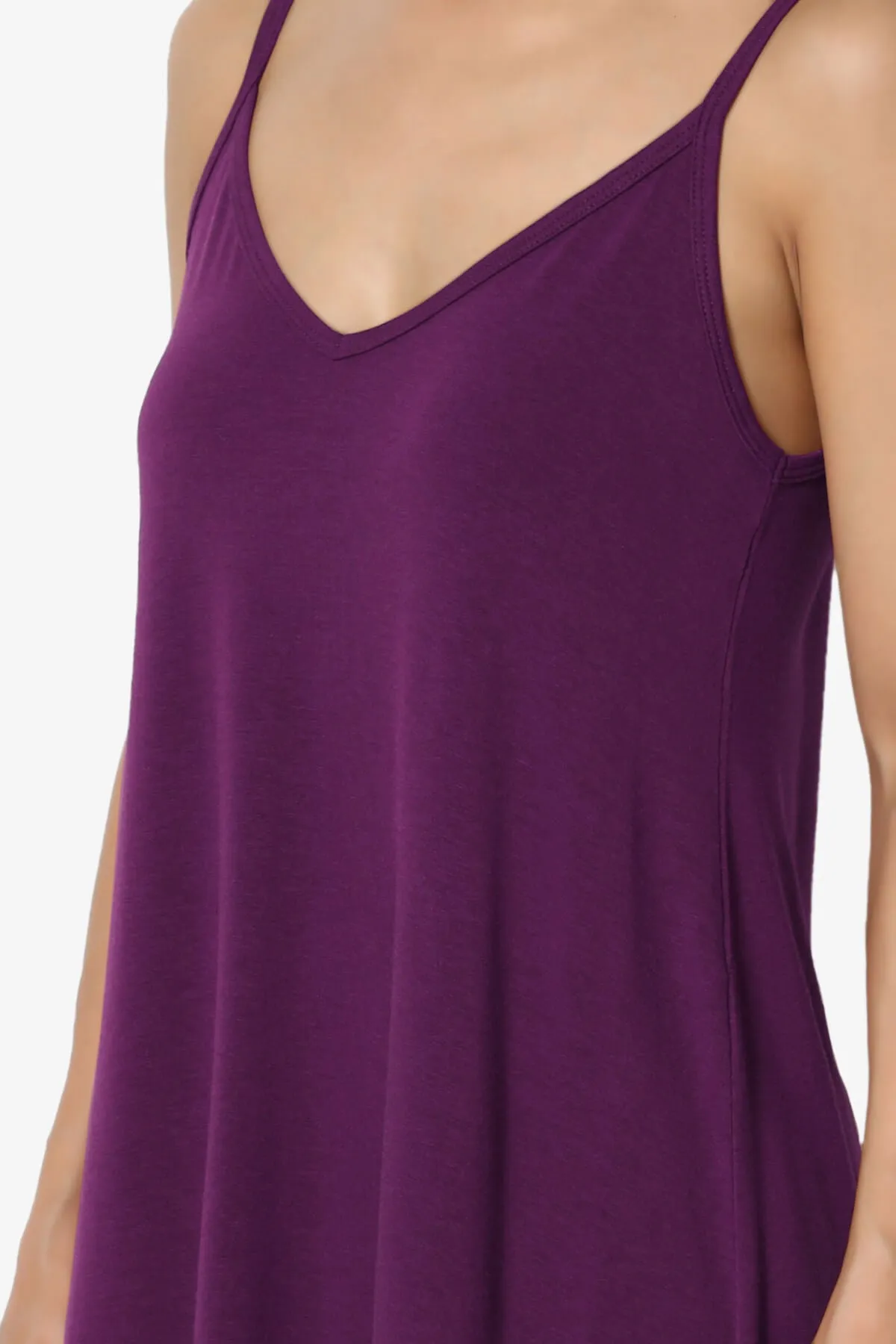 Chelsea Scoop & V Neck Flared Camisole Top PLUS
