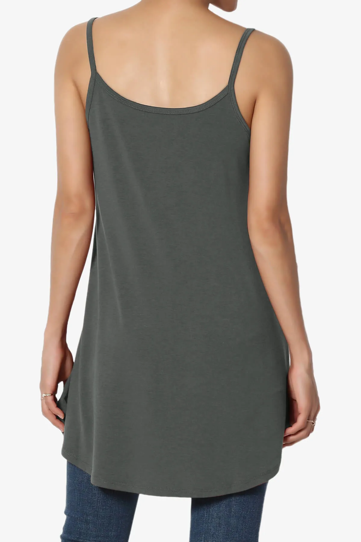 Chelsea Scoop & V Neck Flared Camisole Top PLUS