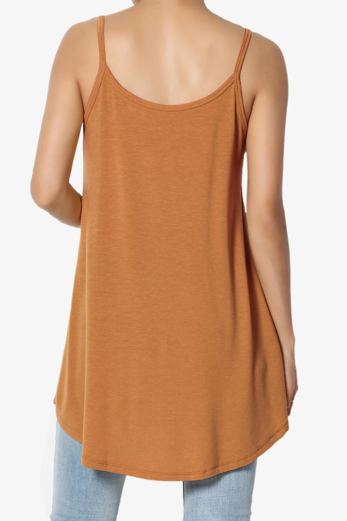 Chelsea Scoop & V Neck Flared Camisole Top PLUS
