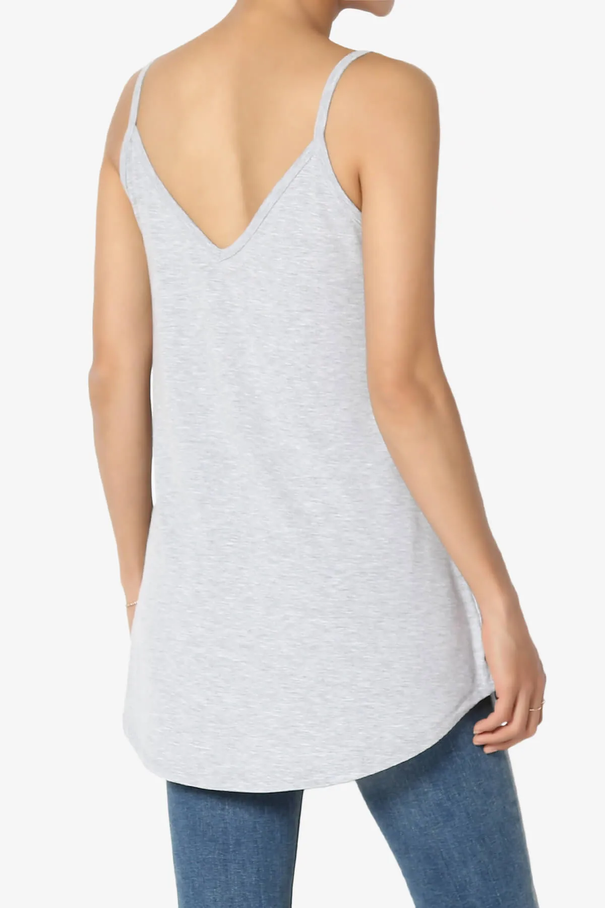 Chelsea Scoop & V Neck Flared Camisole Top PLUS