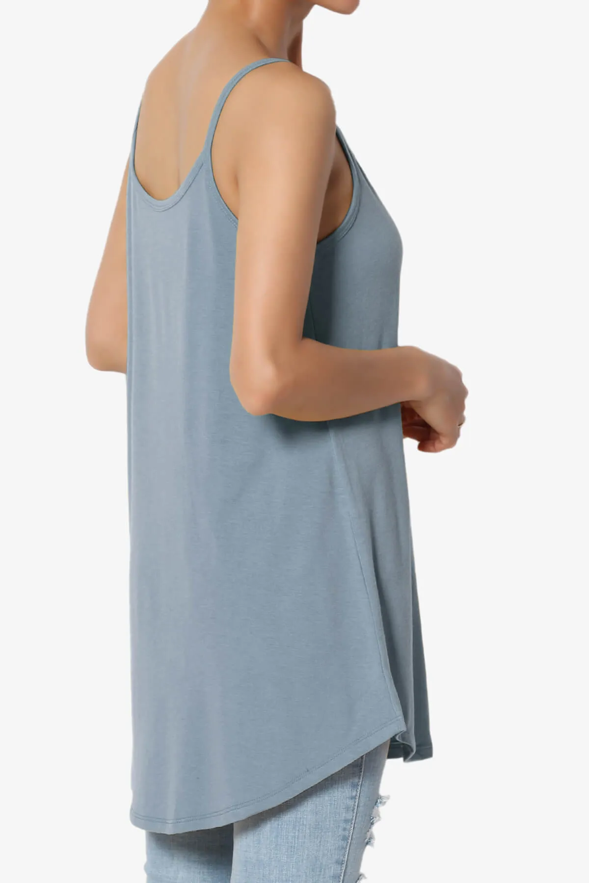 Chelsea Scoop & V Neck Flared Camisole Top PLUS