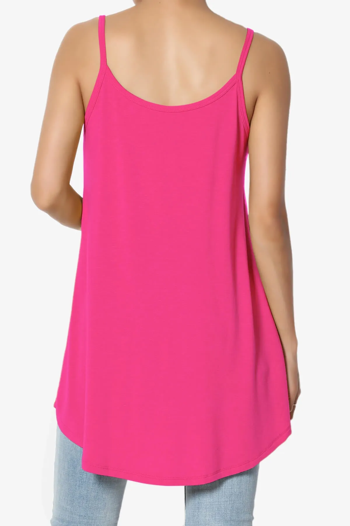 Chelsea Scoop & V Neck Flared Camisole Top PLUS