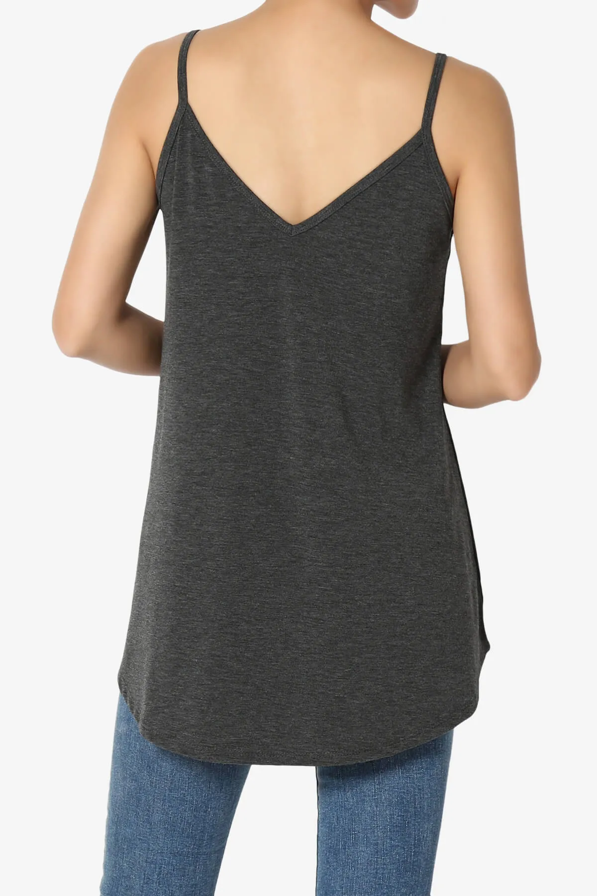 Chelsea Scoop & V Neck Flared Camisole Top PLUS