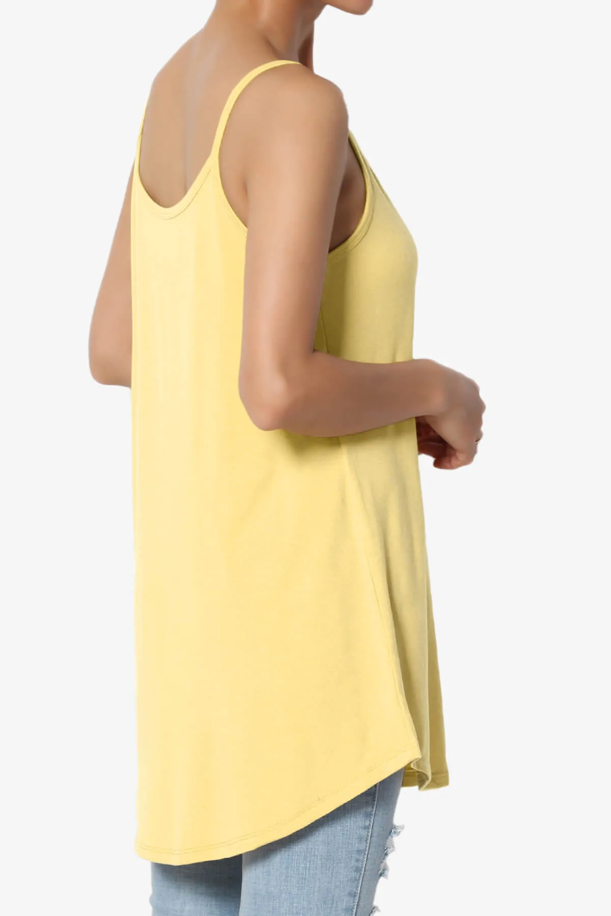 Chelsea Scoop & V Neck Flared Camisole Top PLUS