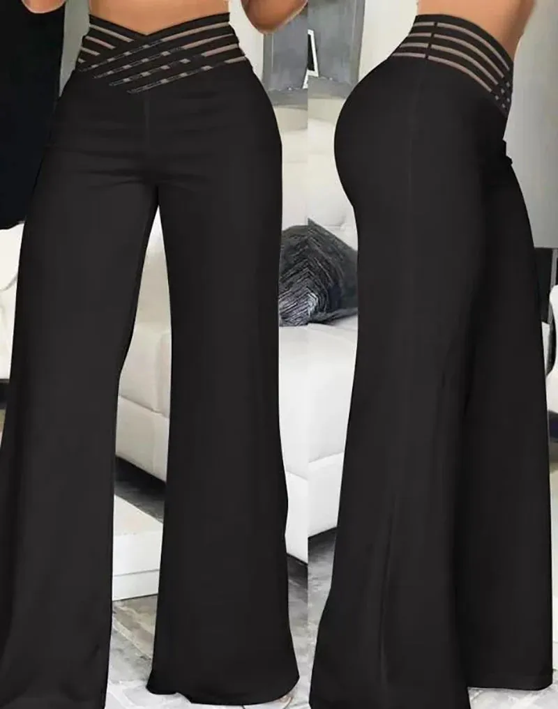 ChicMesh Women’s High-Waisted Flared Pants