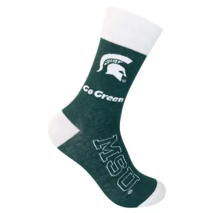 Collegiate Socks: Michigan State Trojans