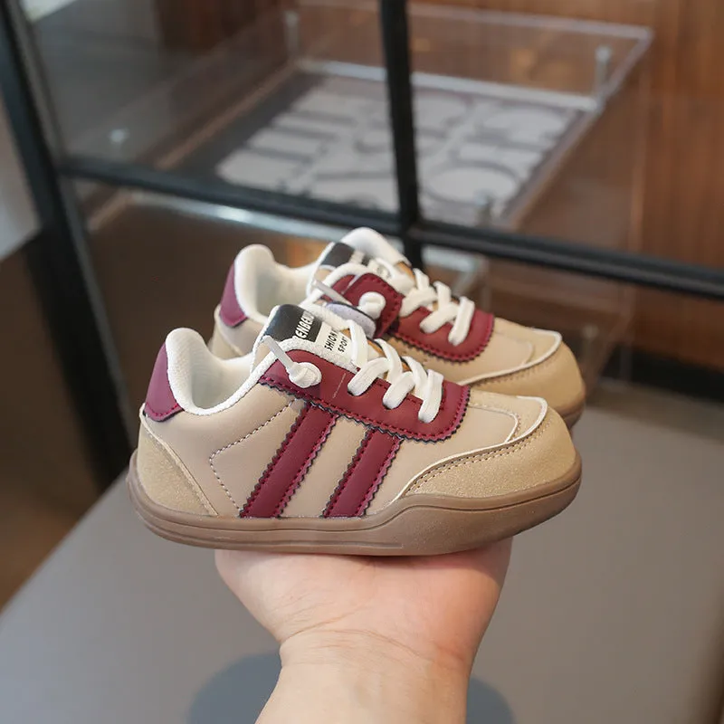 COLOR BLOCK SNEAKERS - BROWN